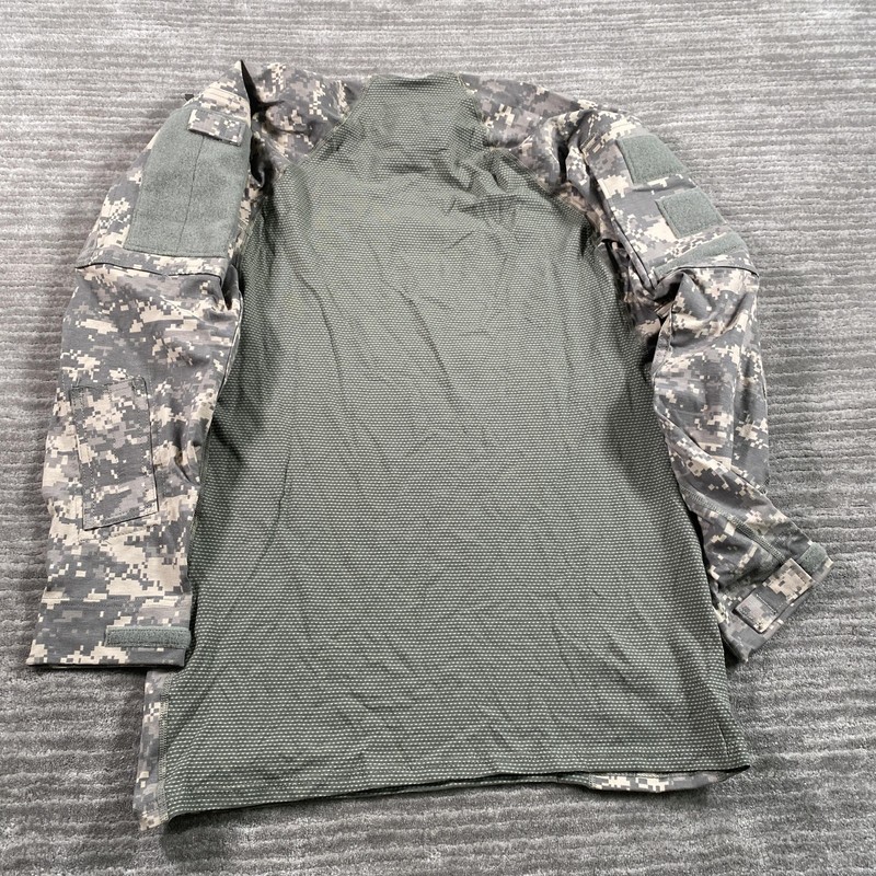 Massif Army Combat Shirt Mens Medium Green ACU Camo Long Sleeve Tactical Top gallery