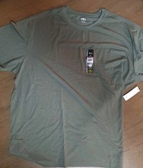 NWT Athletic Works Short Sleeve Moisture Wicking TShirt Flagstone Green Size 3XL
