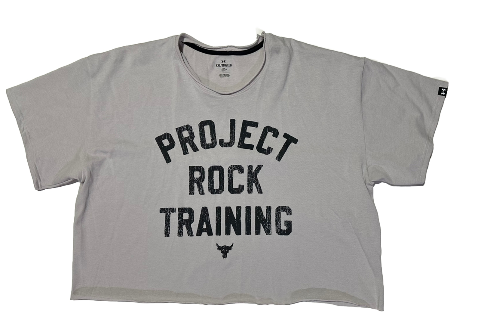 Under Armour Project Rock Training Cutoff Shirt Gray Men’s Size 2XL NWT gallery