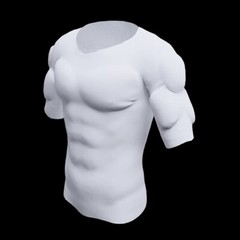 Men’s Invisible Pads Shaper Fake Muscle Chest Tops Protection Sponge Enhancers