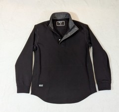 BYLT Jacket Mens Medium Gray Black Fairway Drop Cut Pullover Outdoor Hiking A2*