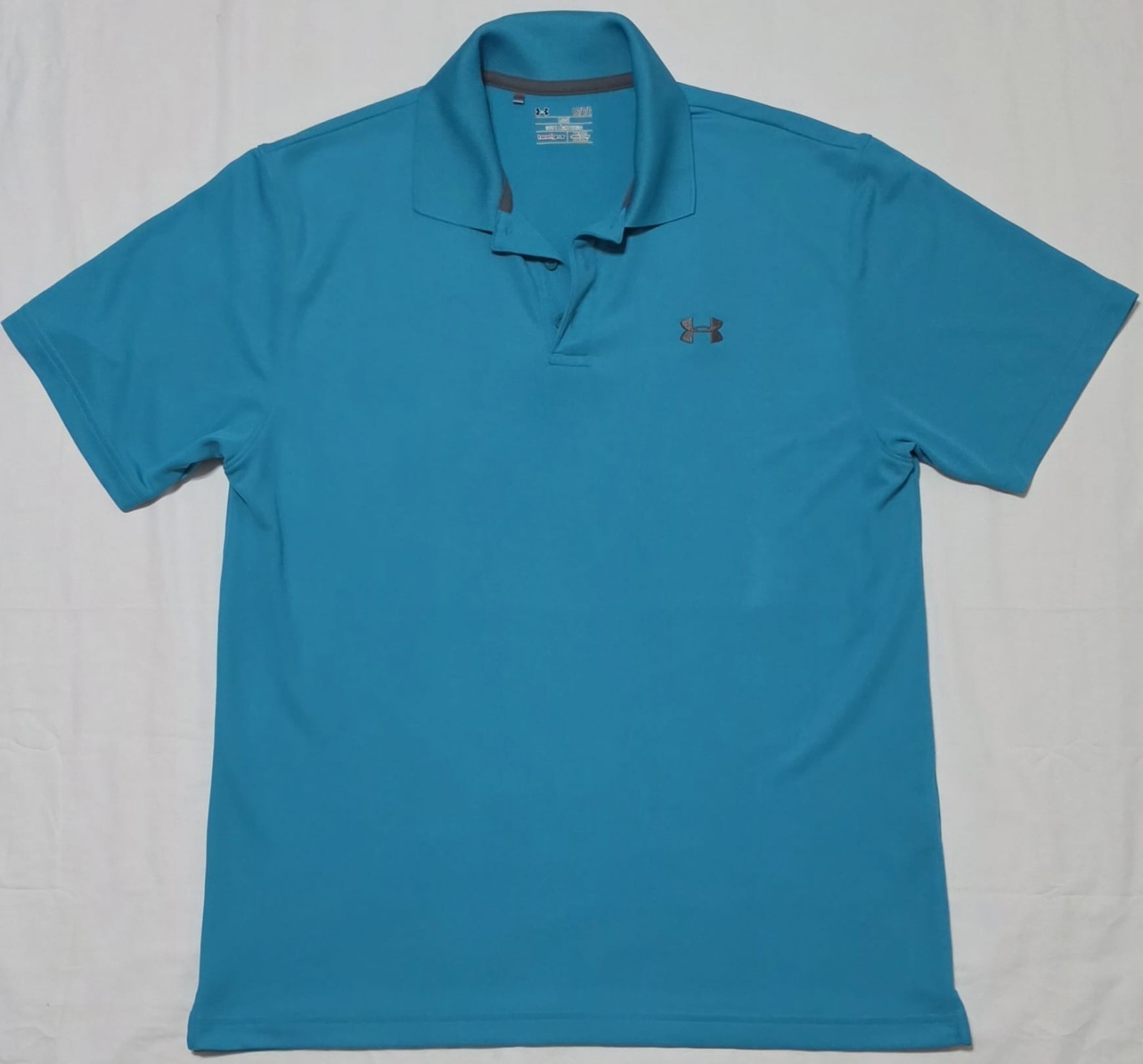 Under Armour Loose HeatGear Large Men’s Polo Shirt Aqua Blue gallery