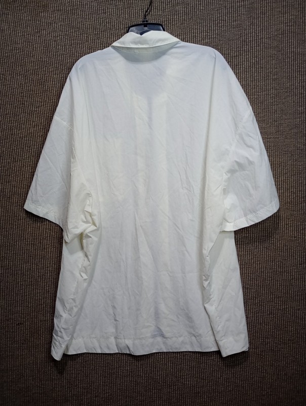 Adidas City Escape Q2 Shirt Mens 2XL White Full Zip Windbreaker Short Sleeve gallery