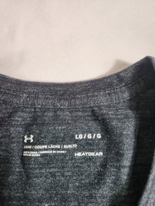 Under Armour Project Rock T-Shirt Men's Size Large Gray Short Sleeve Loose Adult gallery