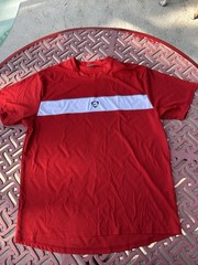 Nike Dri Fit Athletic Shirt Short Sleeves RN 56323 XL Red White