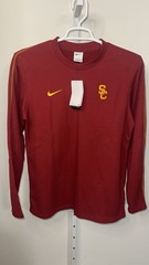 Nike USC Trojans Red Heavy Weight Thermal Long Sleeve T Size Men’s Size Medium