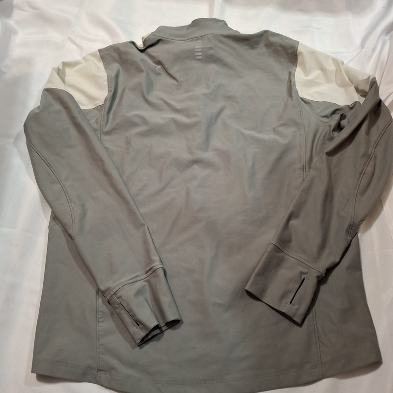 Under Armour Run 1/4 Zip Pullover Fitted Gray Running Jogging Stretch Mens XL gallery