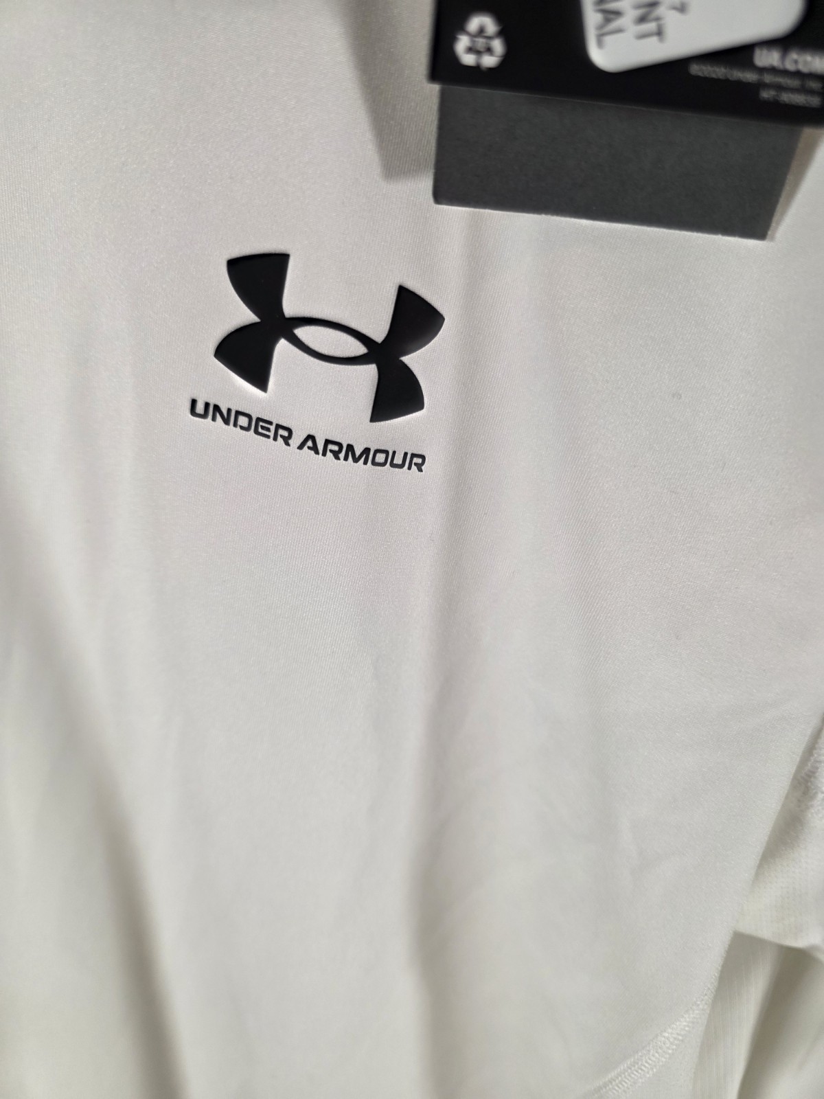 2 Under Armour HeatGear Compression LS Shirts XL White gallery