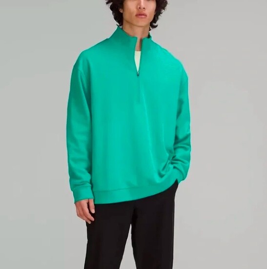 Lululemon French Terry Oversized Half Zip - Retail $138 gallery