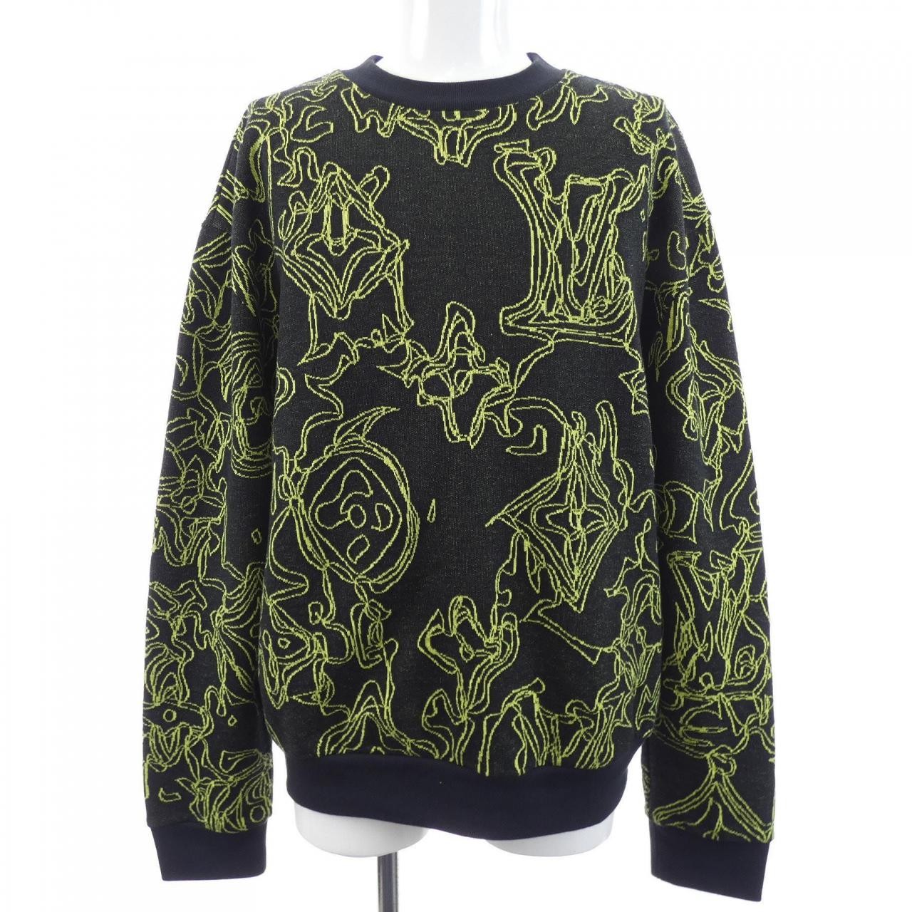 Authentic Louis Vuitton Monogram Cotton Crewneck Sweatshirt HPY11WZ64 #270-0... gallery
