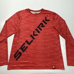 Selkirk Pickleball Shirt Long Sleeve Performance Tee Shirt Mens Medium M Red