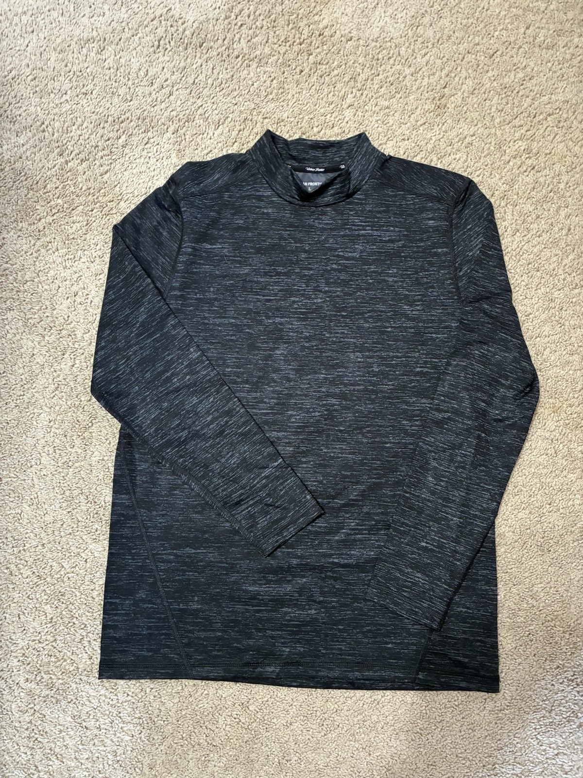 Urban Frontier Dri Fit Long Sleeved Heather Black Mens Size L NWT gallery