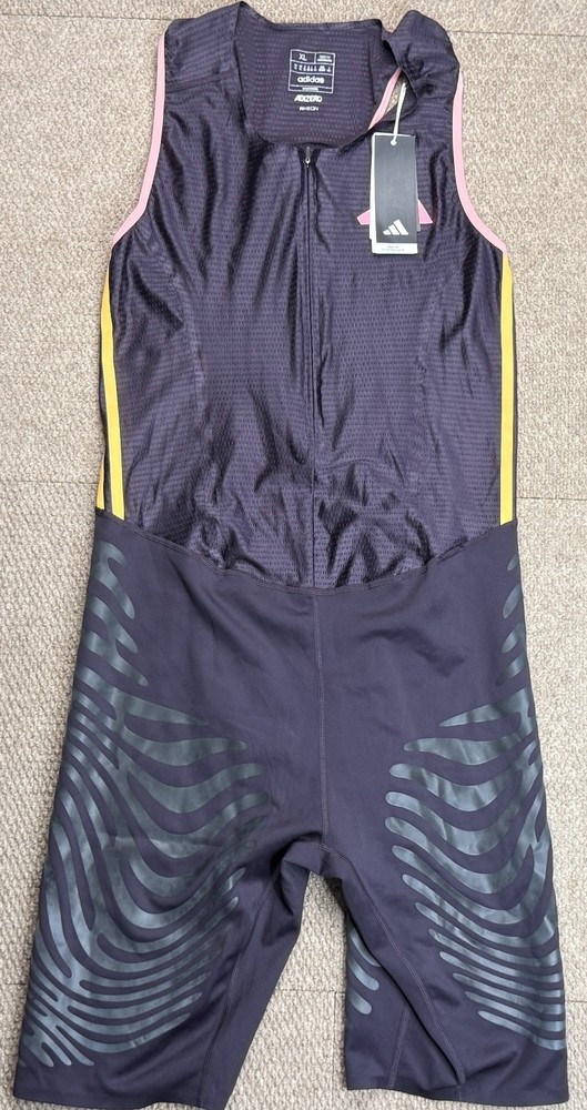 Adidas Adizero Promo Rheon Running Carrera Tight Fit Sleeve Suit Size XL