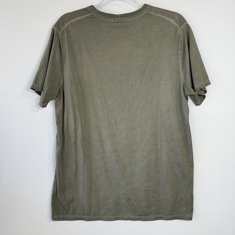Lululemon 5 Year Basic Tee Stoney Green Pima Vitasea Mens M M3ED3S $58 gallery