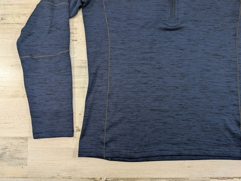 Kuhl Pullover Mens Medium Alloy Navy Quarter Zip Baselayer Lightweight 3118 gallery