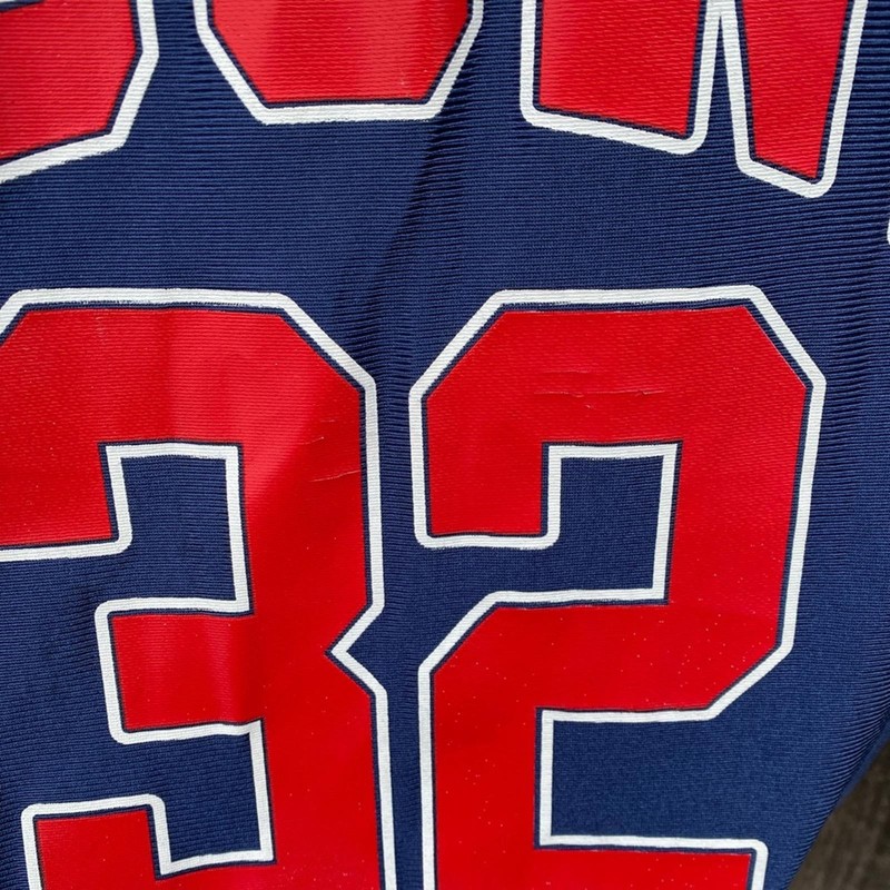 Vintage UCONN Basketball Collegiate Dodger Jersey Y2K #32 Hamilton gallery