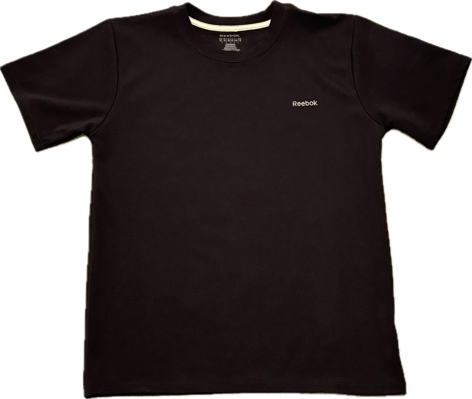 Vintage Reebok Mens Black Size Medium Soccer Futbol Shirt Jersey - Made in Egypt gallery