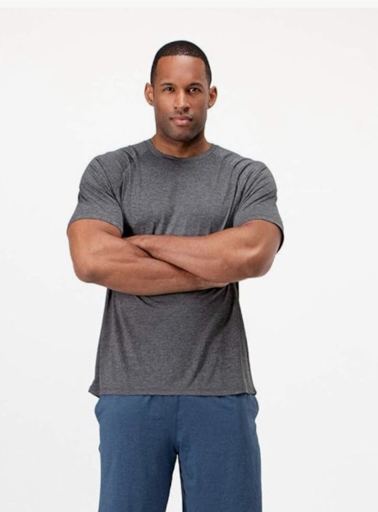 DEVOPS Men’s Sun Protection Dry-Fit Short Sleeve Workout Tee Shirt - Size 3X