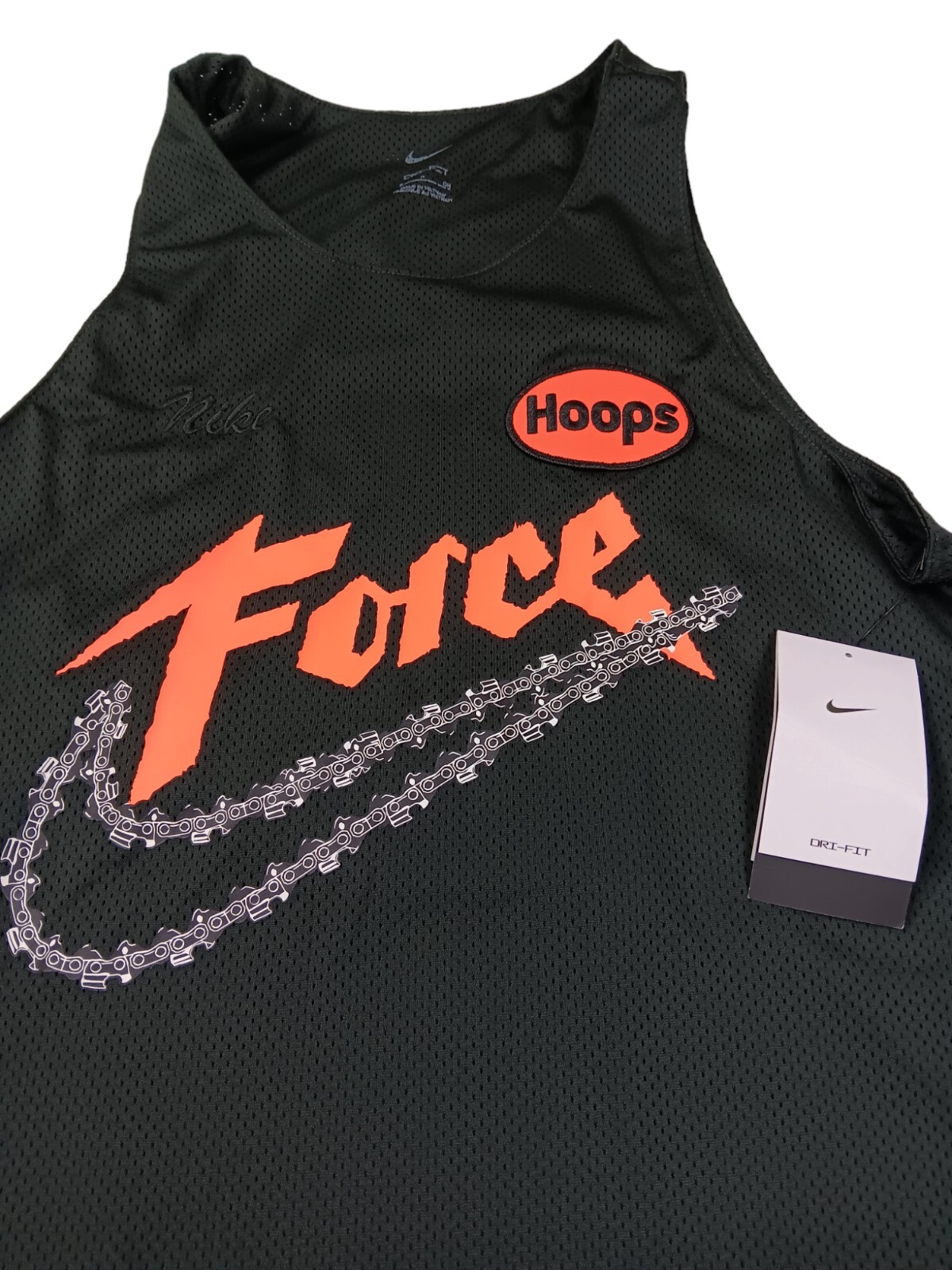 Nike Force Dri-Fit Basketball Jersey Mens Sz S DH6755-352 $110 gallery