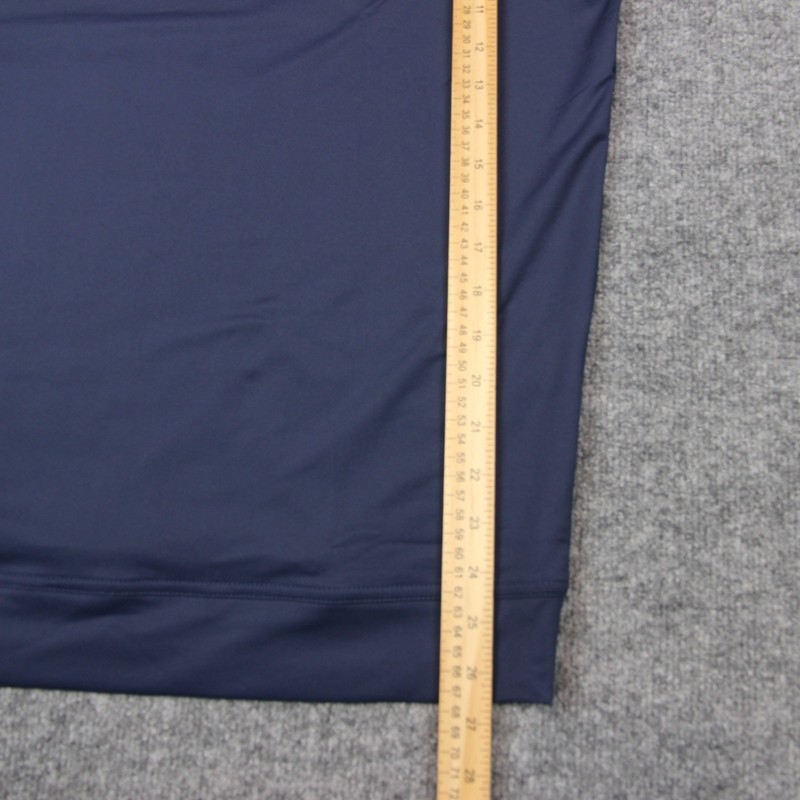 Peter Millar Perth Pullover Men's Large Blue Quarter 1/4 Zip Golf Performance gallery