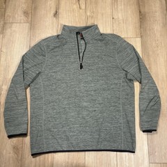 Avalanche 1/4 Zip Pullover Mens XL Grey Sweatshirt Outdoor Hiking Stretch