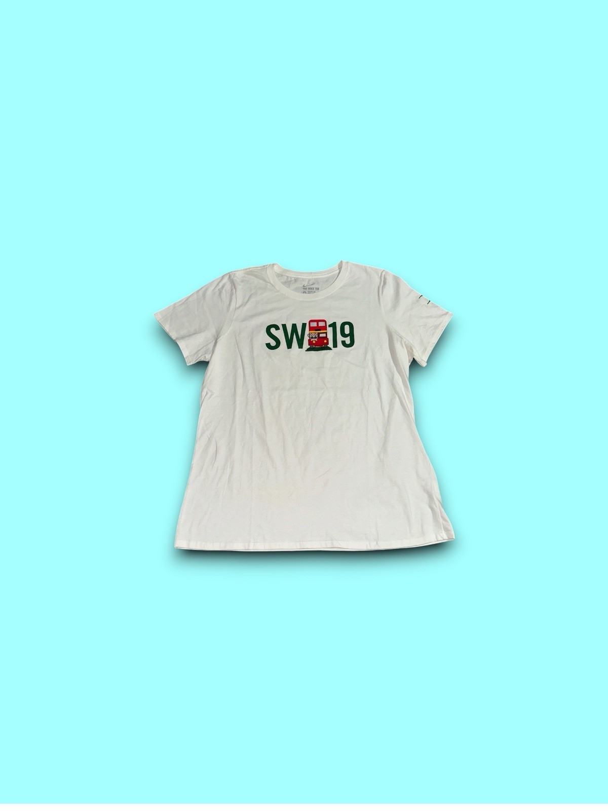 Nike Nike Court RF Roger Federer SW19 Bus Emoji Wimbledon Tee 887073-100 XL gallery