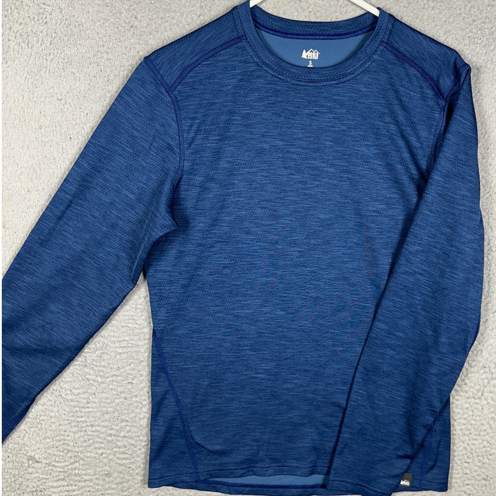 REI Co-op Shirt Mens Small Blue Activewear Performance Base Layer Long Sleeve gallery