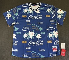 Kith x Coca Cola x Mitchell & Ness Hawaii Map Jersey Size XL Blue