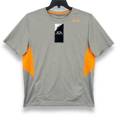Oakley Motion SS Performance Tee Men’s Size (Gray/Orange) NWT NEW