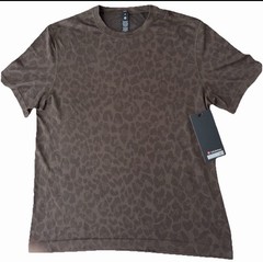 NWT🌞LULULEMON🌞MEN’S MEDIUM🌞METAL VENT TECH RELAXED SHORT SLEEVE🌞TLWC/BLK