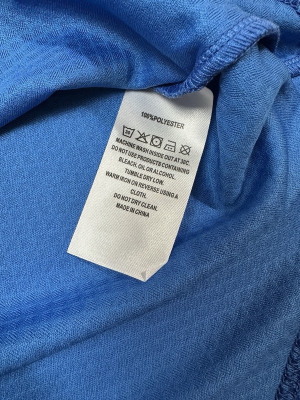 MAELREG Performance Pullover Mens Large Blue Print 1/4 Zip Long Sleeve Golf NWT gallery