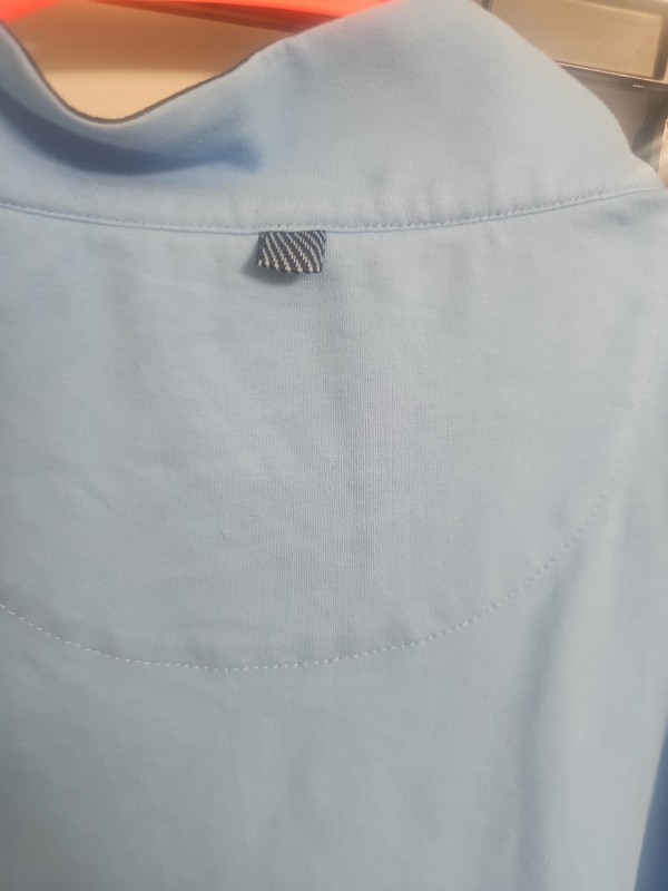 John Morgan 1/4 Zip Golf Pullover Men XL Blue Cotton gallery