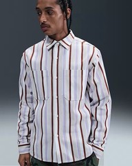 Nike SB Skateboarding HJ2906-133 Long Sleeve Striped Shirt Men Size XL NWT
