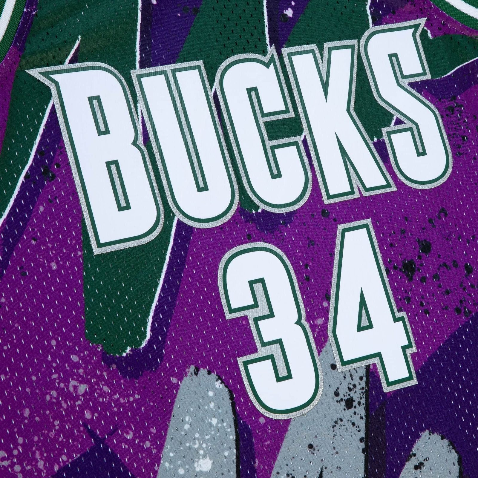 Mens Mitchell & Ness NBA HYPER HOOPS SWINGMAN JERSEY - BUCKS 2000 RAY ALLEN gallery