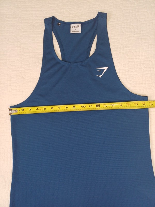 Gymshark Training Tank Top Small Mens Navy Blue Sleeveless Athletic Gym Workout gallery