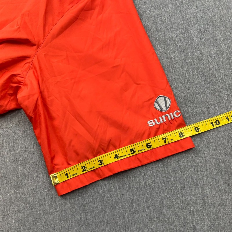 Sunice 1/4 Zip Short Sleeve Rain Gear Golf Top Windbreaker Mens Large Orange gallery