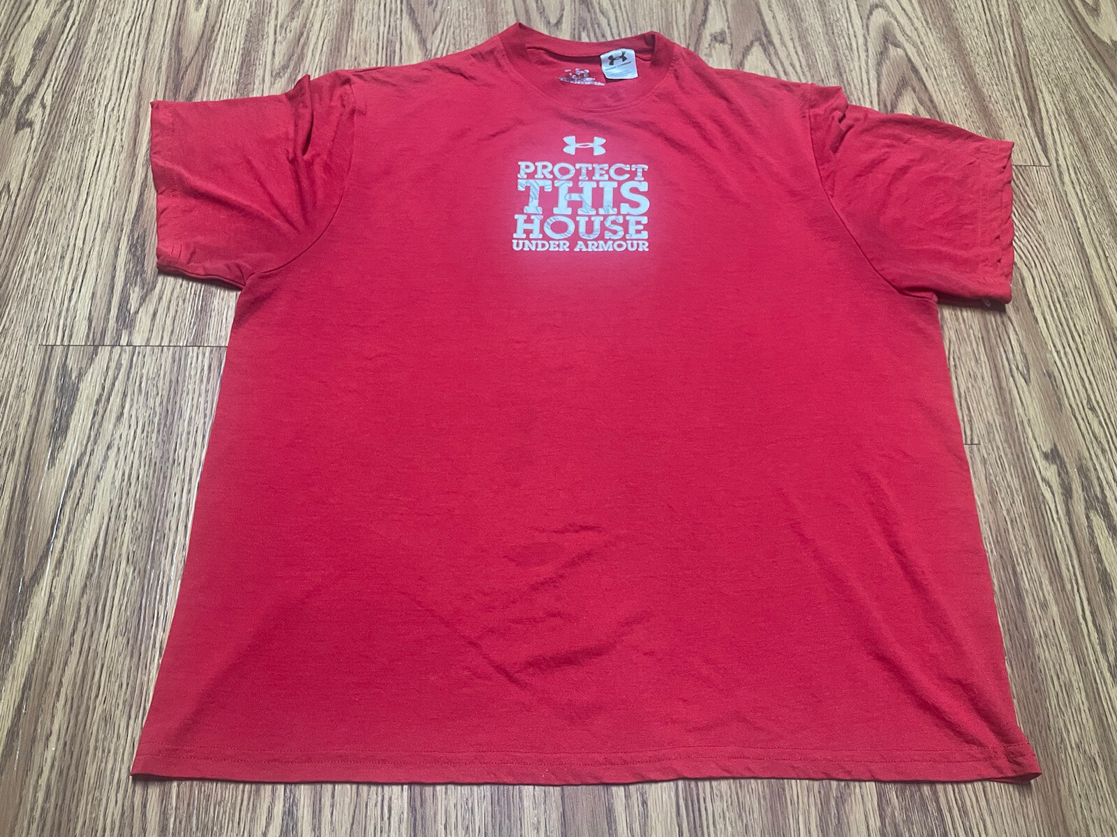 #M53 MEN UNDER ARMOUR Large Protect This House Gym Crossfit Training SHIRT gallery