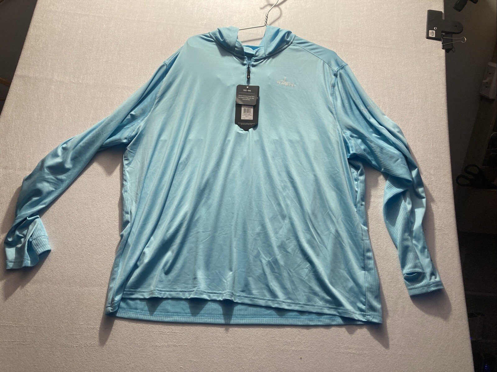 Habit 2XL men's hooded catalpa falls performance layer top gallery