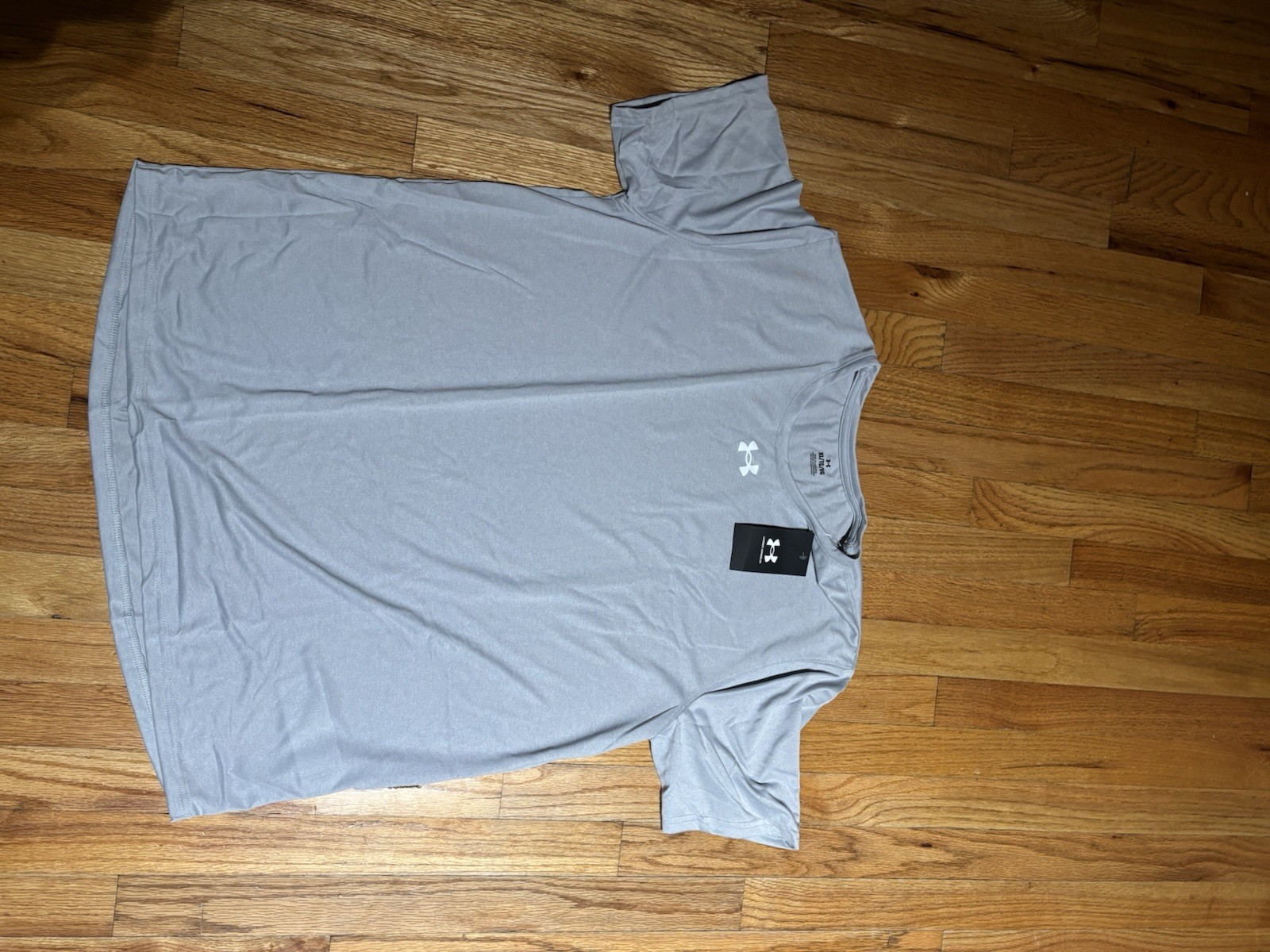 Under Armour UA Team Tech Men’s Gray Lightweight T-Shirt. XL gallery