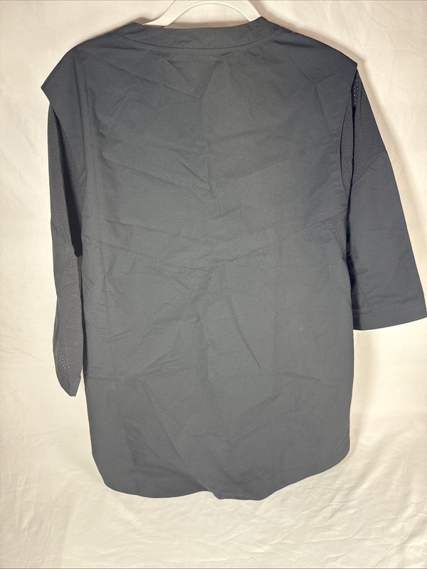 NIKE DRIFIT 3/4 SLEEVE BASEBALL BATTING CAGE JACKET 897383-010 $85 Size LARGE 2Z gallery