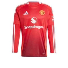 adidas men Manchester United 24/25 Long Sleeve Home Jersey – IT1971