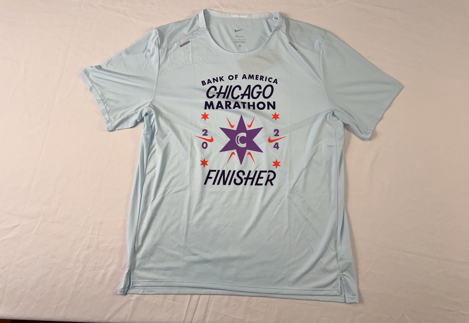 Nike Rise 365 Chicago Marathon Finisher DriFit Men’s Size Large FV6330 474 - NWT gallery