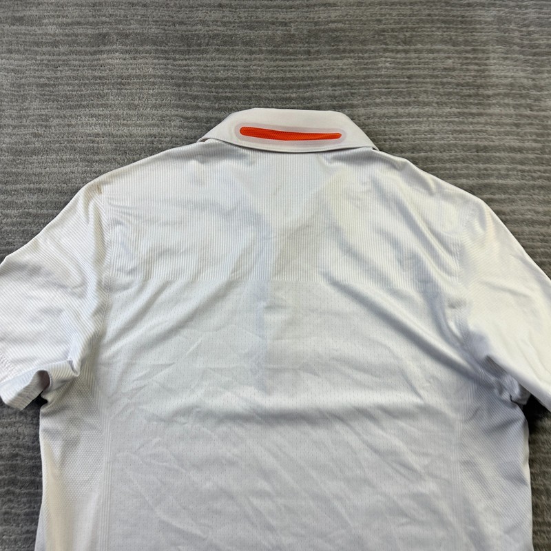 Nike RF Shirt Mens Small White Roger Federer 2013 Wimbledon Court Tennis gallery