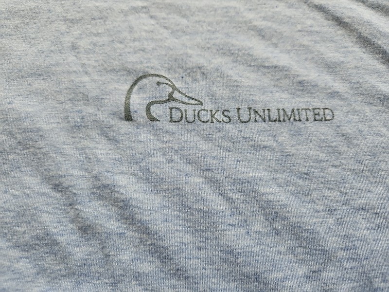 Ducks Unlimited Pullover Quarter Zip Athletic Long Sleeve Shirt-Mens XXL Blue gallery