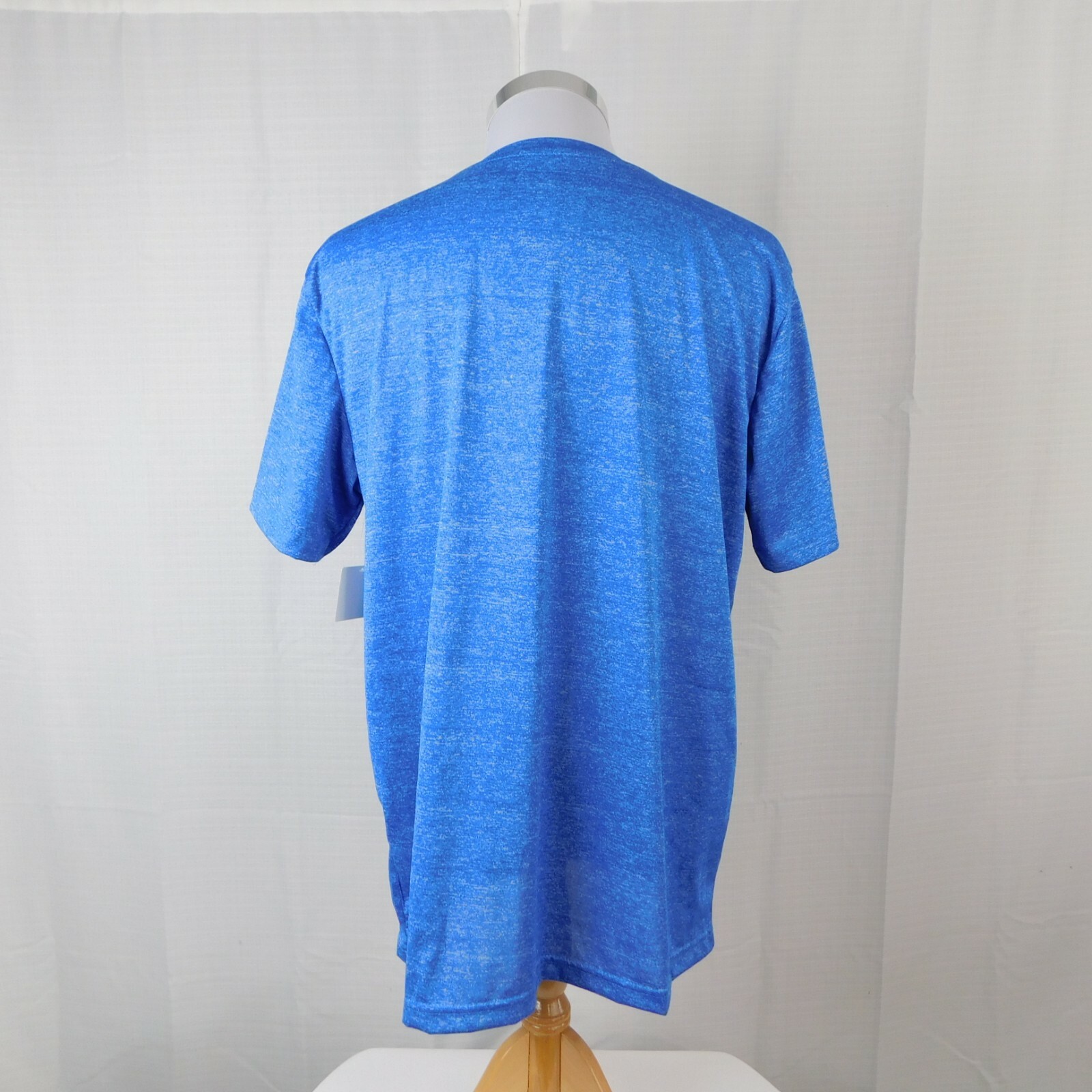 Zone Pro Sport Men's Short Sleeve Crew Neck Sport T-Shirt Blue, Large #1490 gallery