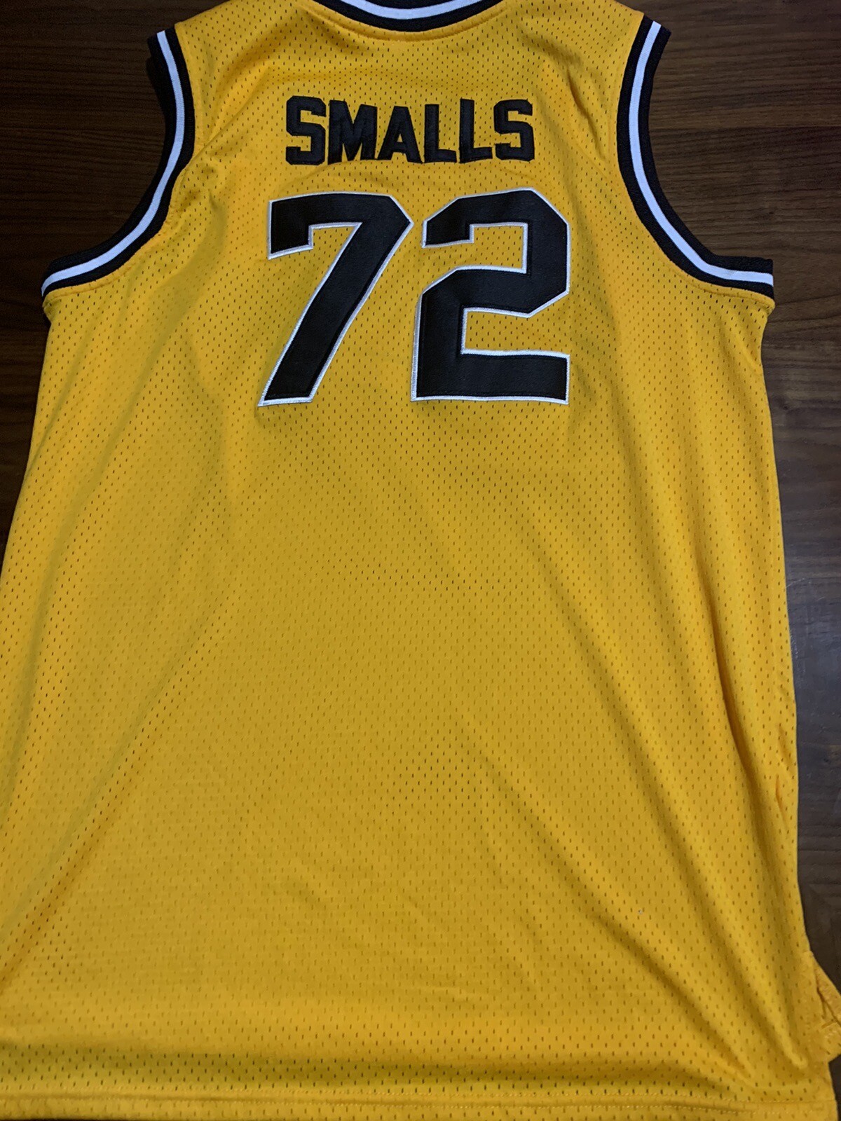 Biggie Smalls #72 Basketball Jersey Size XL Notorious Big Bad Boy Yellow QUALITY gallery