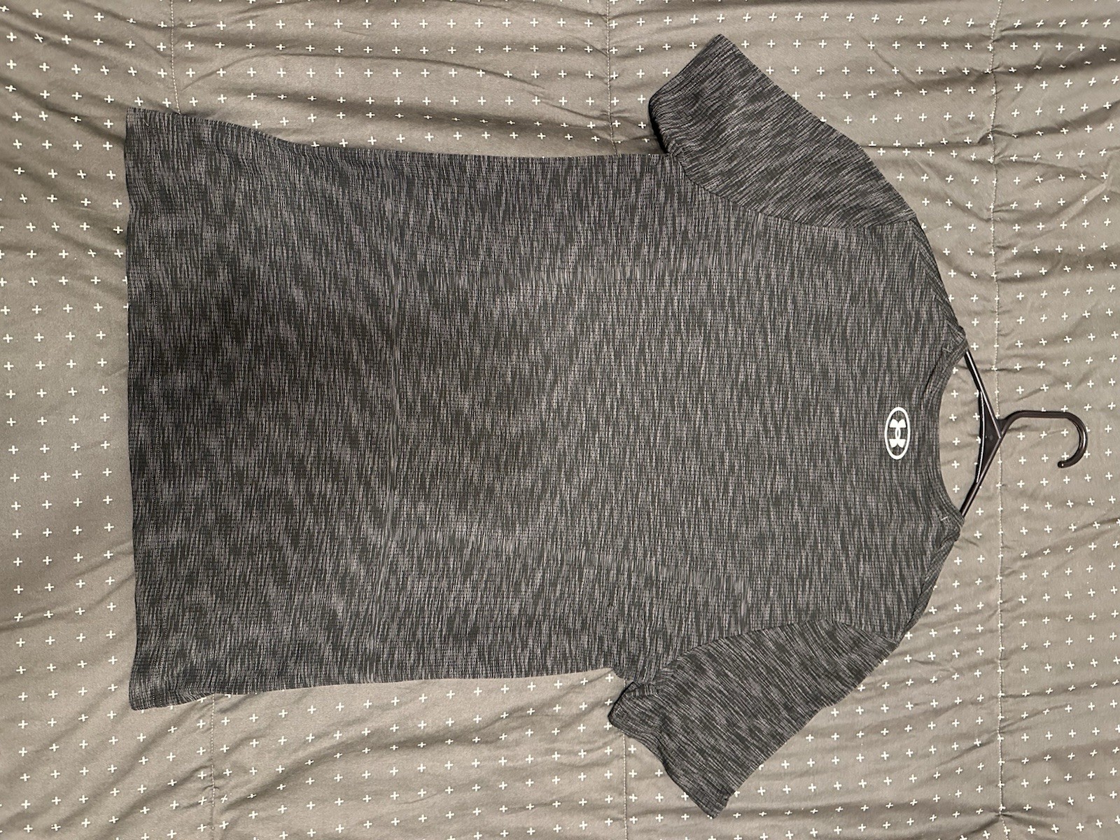 Gray Under Armour Vanish Tee Athletic Casual Short Sleeve Shirt Men's L Large gallery