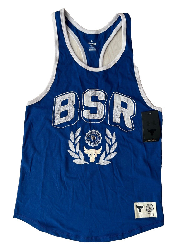 Under Armour 1376942 Project Rock BSR Flag Tank Blue Mirage (S) gallery