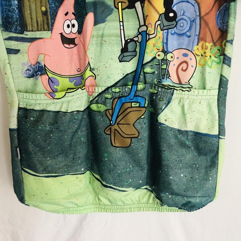 SpongeBob SquarePants Cycling Jersey Mens Medium Multicolor Descente Full Zip gallery