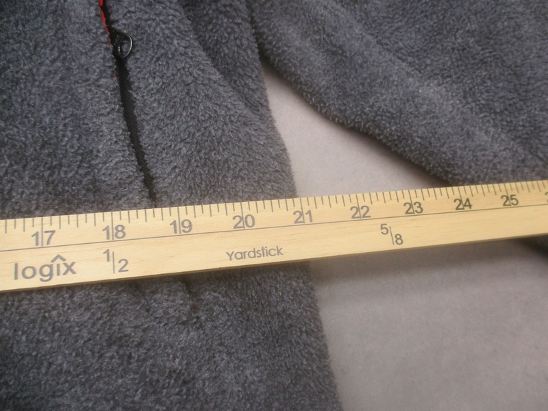 Columbia Size XL Men Gray Sherpa 1/2 Zip Pockets High Neck Outdoor Pull Over 220 gallery